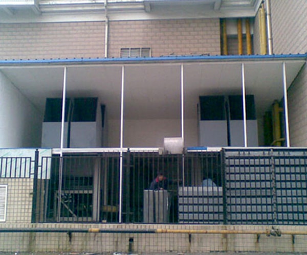 中國銀行鄭州隴西支行熱泵機(jī)組噪音治理項目